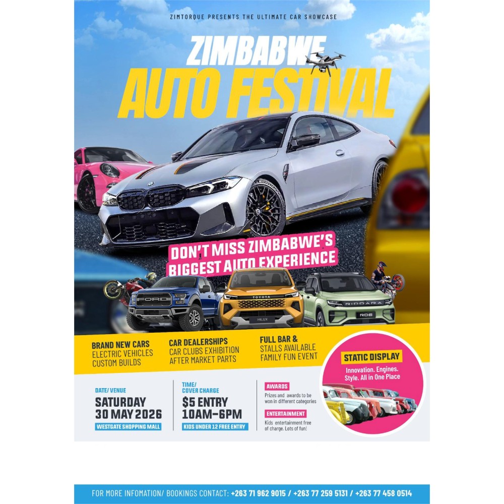 Photo №1 - Poster ZIMBABWE AUTO FESTIVAL Harare 2026