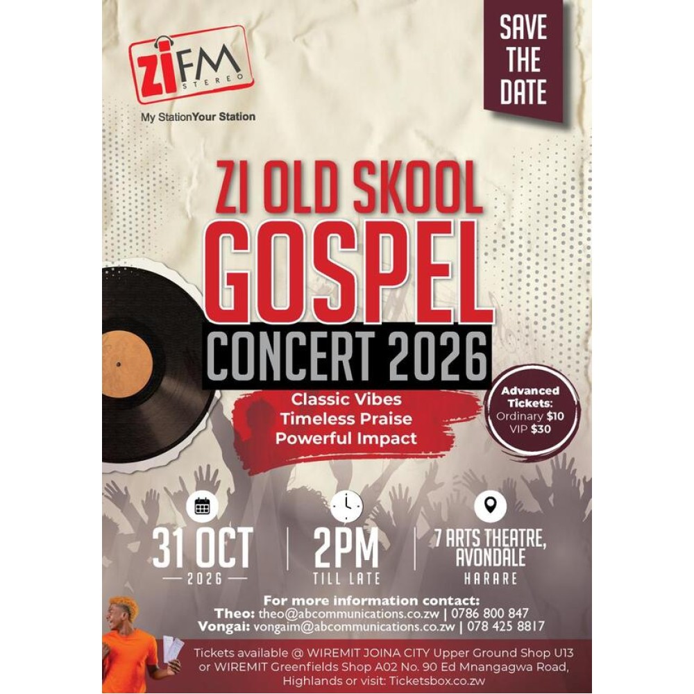 Photo №3 - Poster ZI OLD SKOOL GOSPEL CONCERT 2026 Harare 2026